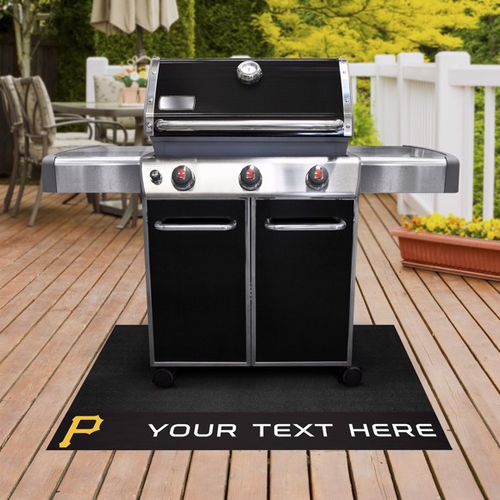 Pittsburgh Pirates Personalized Grill Mat - Team Auto Mats