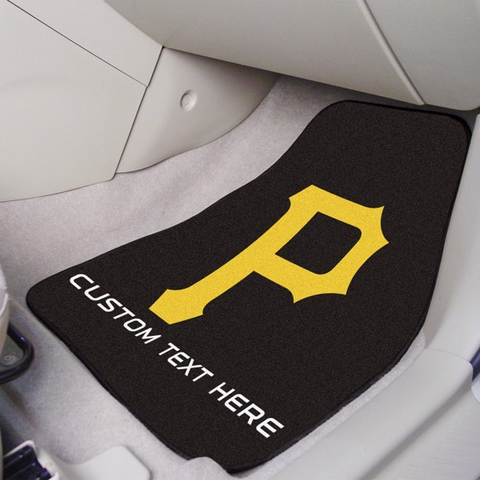MLB - Pittsburgh Pirates 2-piece Carpet Car Mat Set 17
