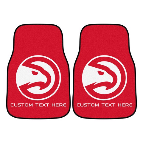NBA - Atlanta Hawks 2-piece Carpet Car Mat Set 17