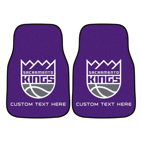 NBA - Sacramento Kings 2-piece Carpet Car Mat Set 17