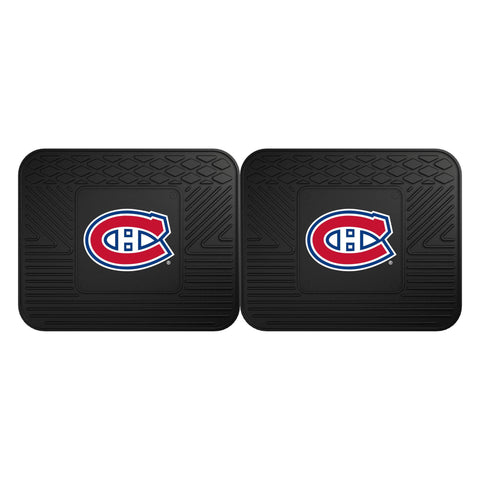 Montreal Canadiens Car Truck Front (Vinyl/Carpet) & Rear (Vinyl) Floor Mats