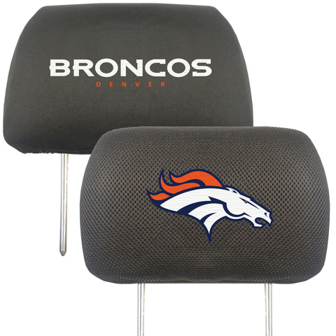 NFL - Denver Broncos  Set of 2 Head Rest Covers 10