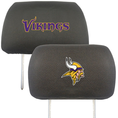 NFL - Minnesota Vikings  Set of 2 Head Rest Covers 10