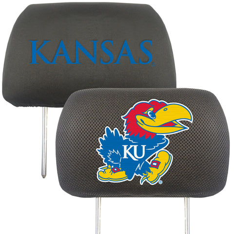 University of Kansas Set of 2 Headrest Covers