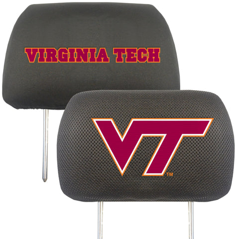 Virginia Tech Set of 2 Headrest Covers