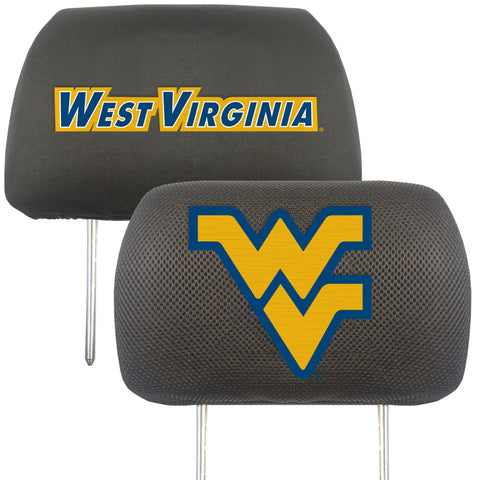 West Virginia University Set of 2 Headrest Covers