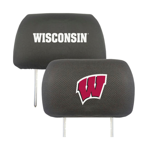 University of Wisconsin Set of 2 Headrest Covers