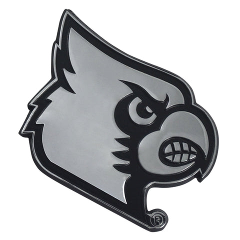 Louisville Cardinals 3D Chrome Emblem