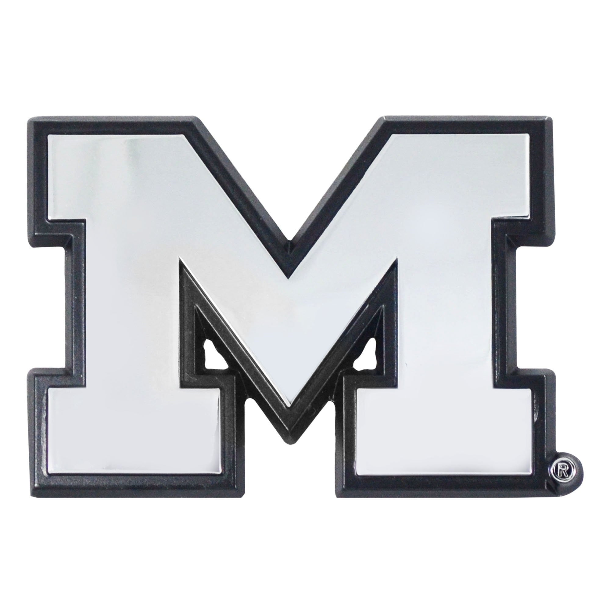 Michigan Wolverines 3D Chrome Emblem