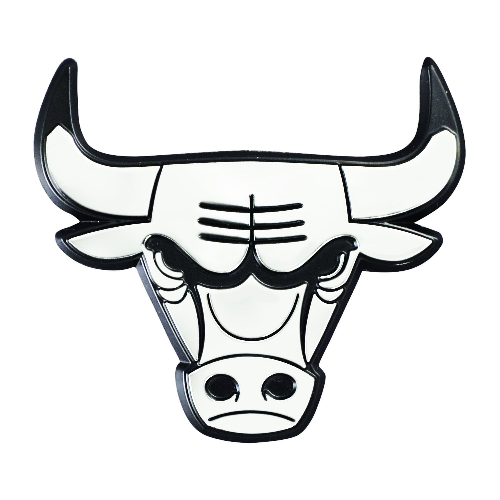 Chicago Bulls 3D Chrome Emblem