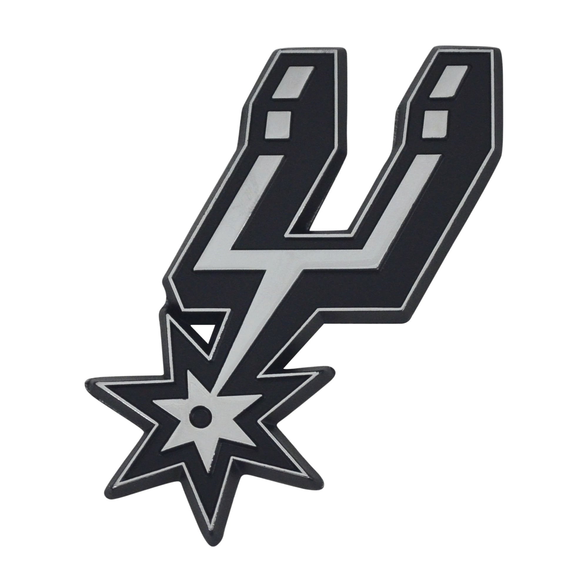 San Antonio Spurs 3D Chrome Emblem