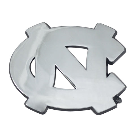 North Carolina Tar Heels 3D Chrome Emblem