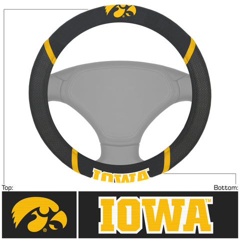 University of Iowa Steering Wheel Cover 15