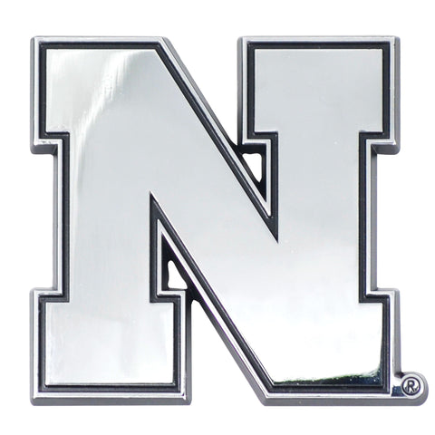 Nebraska Cornhuskers 3D Chrome Emblem