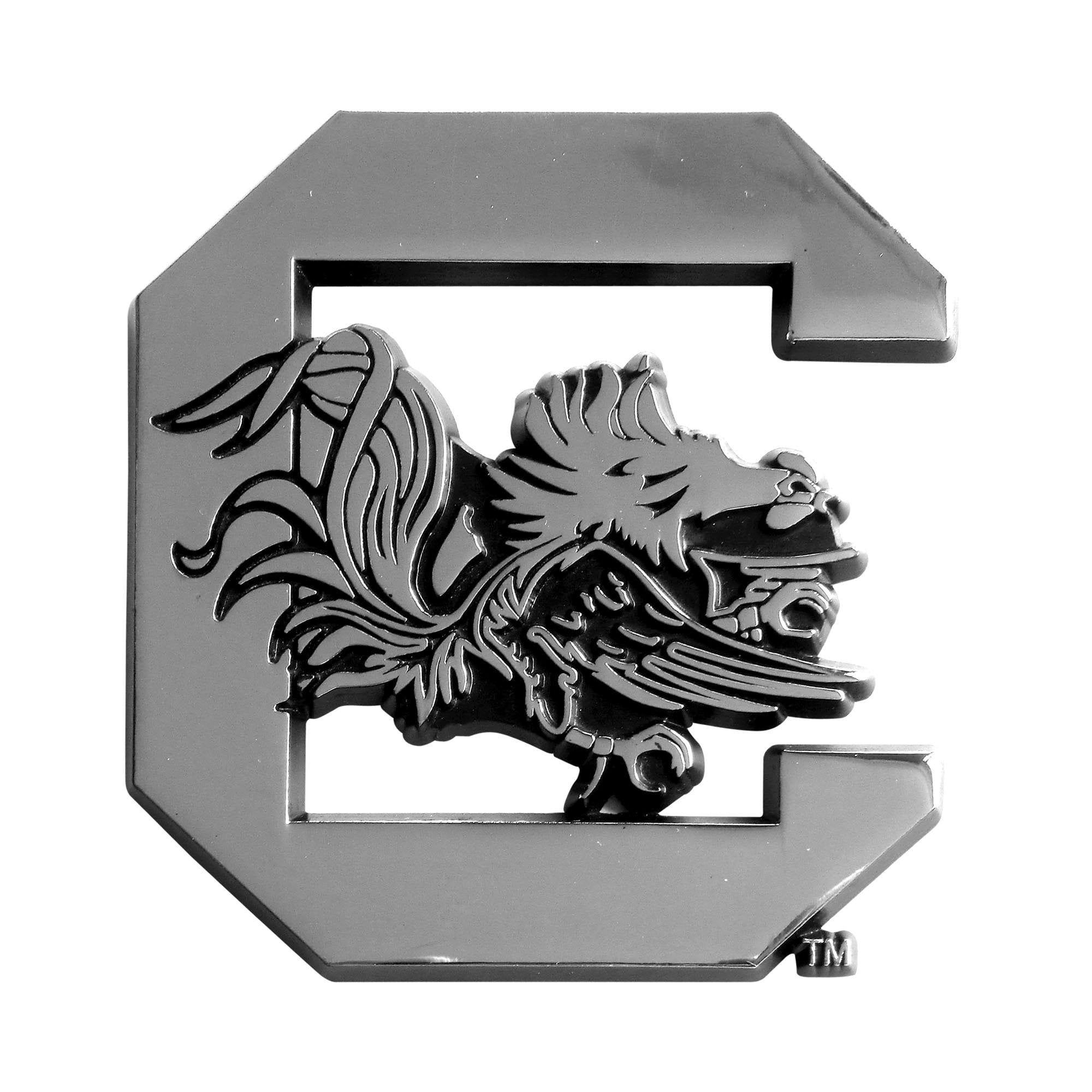 South Carolina Gamecocks 3D Chrome Emblem