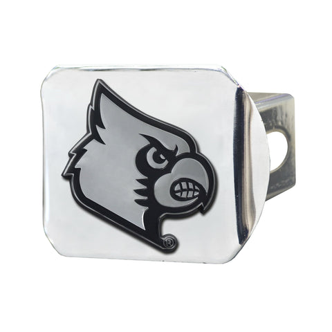 Louisville Cardinals Chrome Hitch Cover 3.4