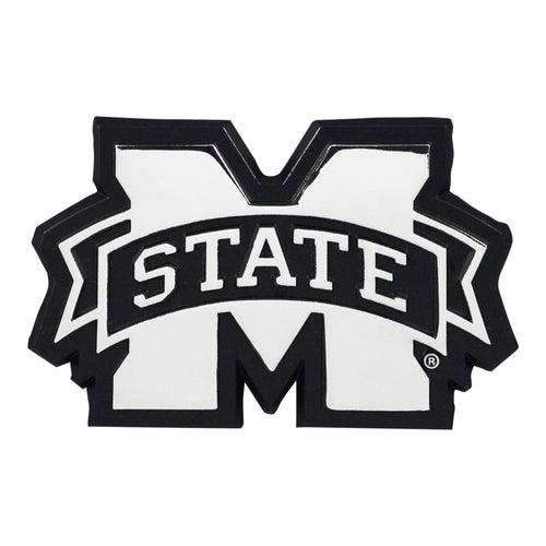 Mississippi State Bulldogs 3D Chrome Emblem - Team Auto Mats