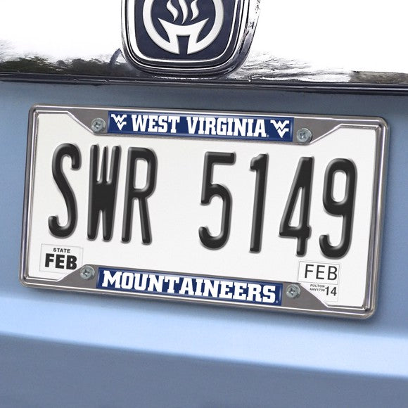 West Virginia University License Plate Frame