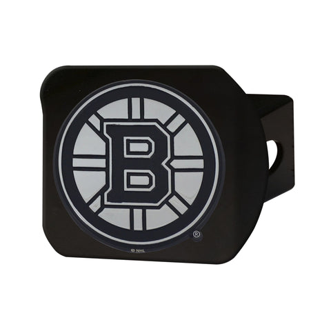Boston Bruins Chrome Hitch Cover - Black 3.4
