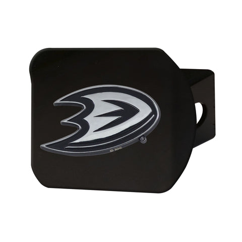 Anaheim Ducks Chrome Hitch Cover - Black 3.4
