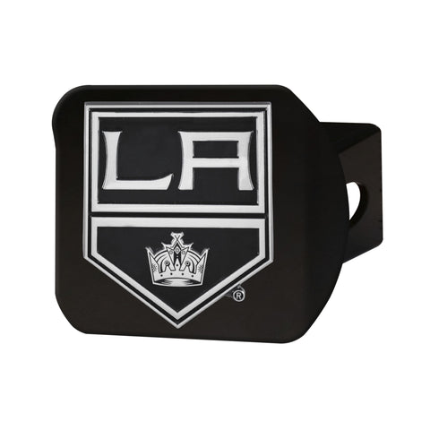 Los Angeles Kings Chrome Hitch Cover - Black 3.4