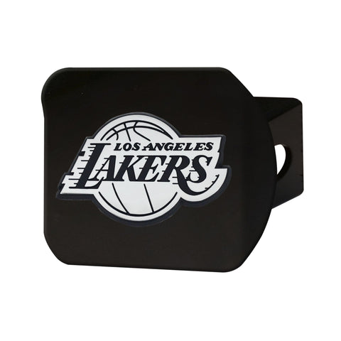 Los Angeles Lakers Chrome Hitch Cover - Black 3.4