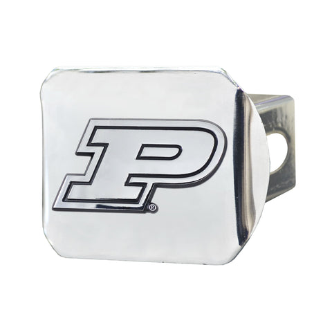 Purdue Boilermakers Chrome Hitch Cover- Chrome 3.4
