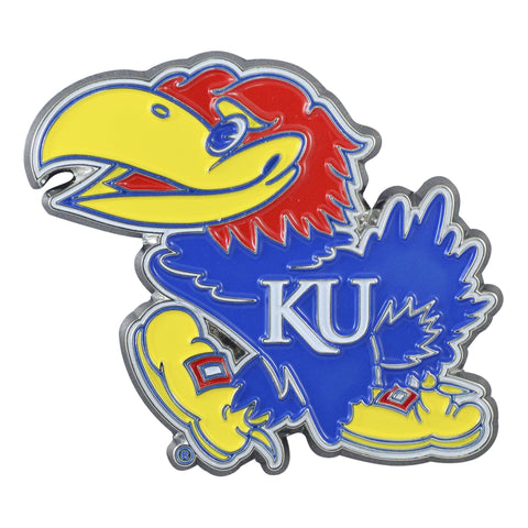 Kansas Jayhawks 3D Color Emblem