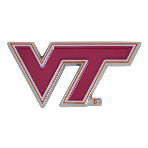 Virginia Tech Hokies 3D Color Emblem