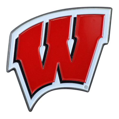 Wisconsin Badgers 3D Color Emblem - Team Auto Mats