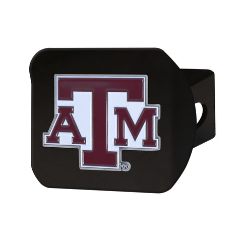 Texas A&M Aggies Color Hitch Cover - Black 3.4
