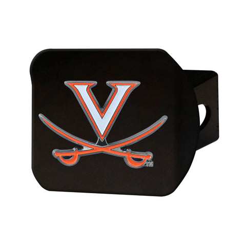Virginia Cavaliers Color Hitch Cover - Black 3.4