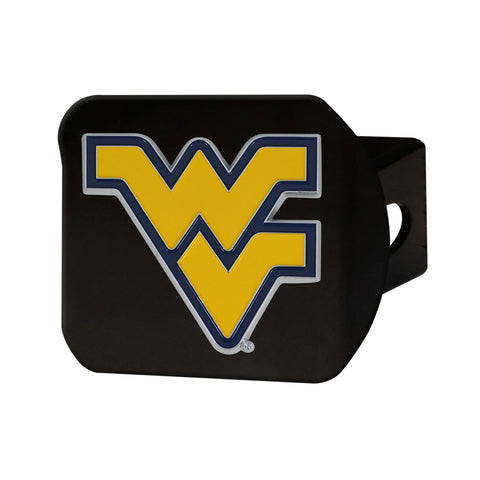 West Virginia Moutaineers Color Hitch Cover - Black 3.4