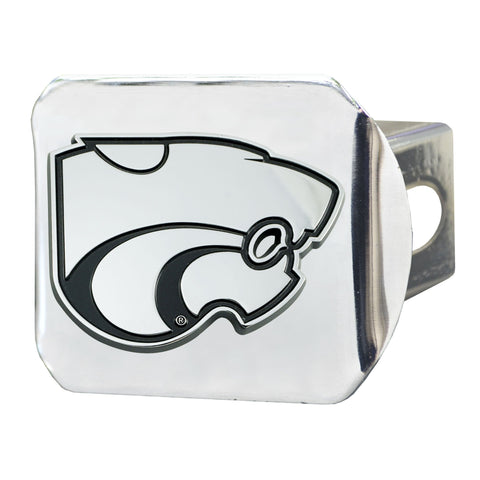Kansas State Wildcats Chrome Hitch Cover 3.4