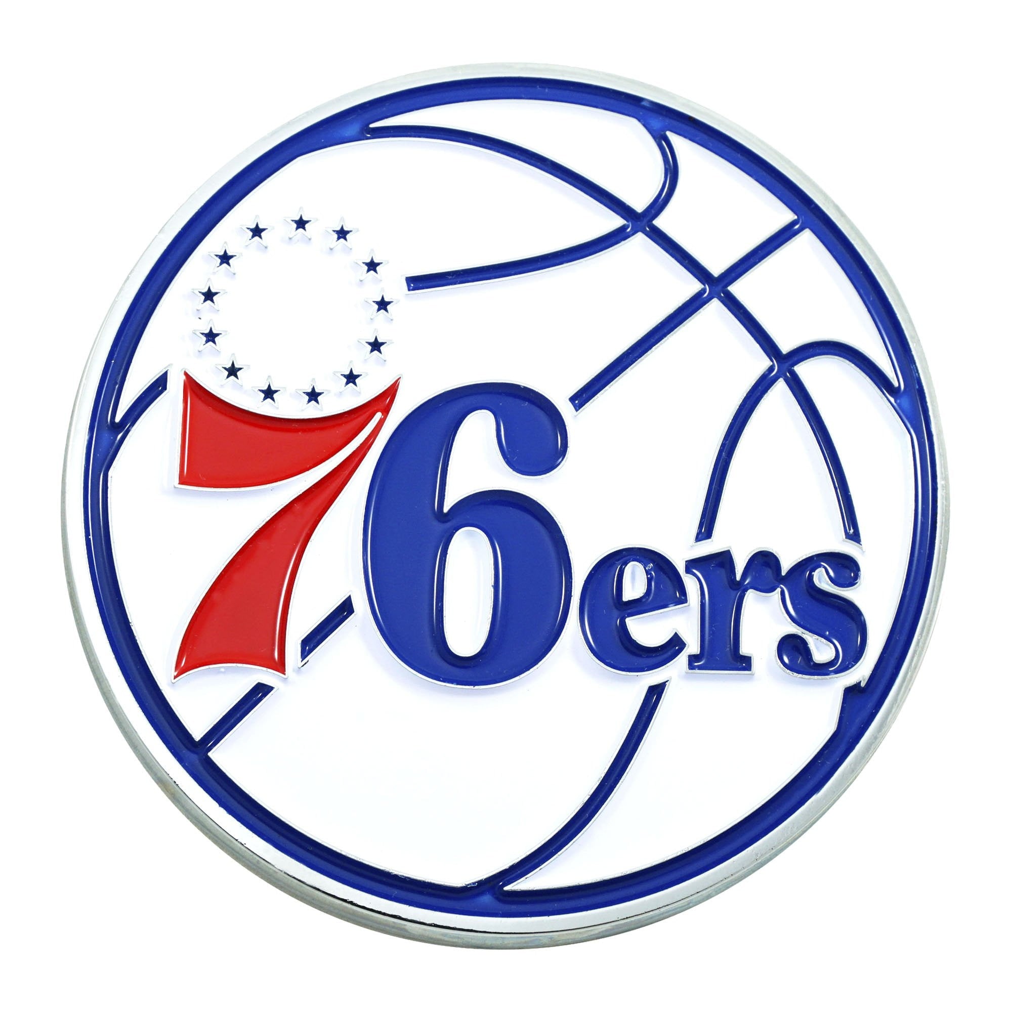 Philadelphia 76ers 3D Color Emblem