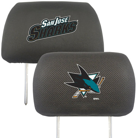 NHL - San Jose Sharks Set of Set of 2 Headrest Covers