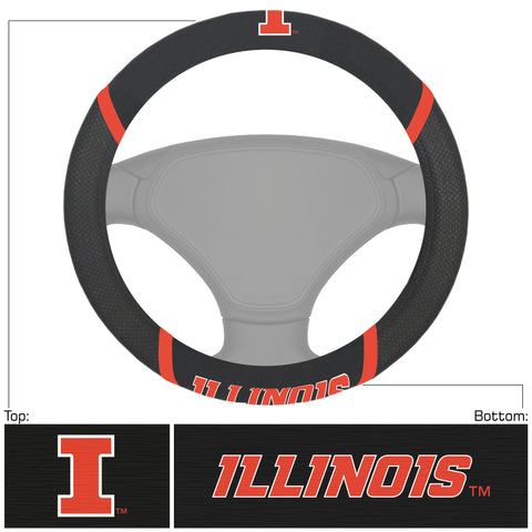 University of Illinois Steering Wheel Cover 15