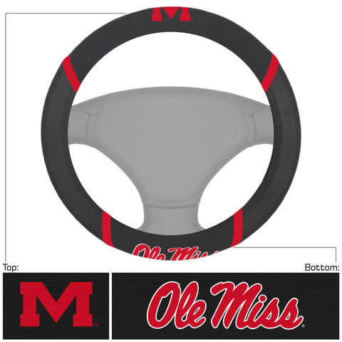 University of Mississippi (Ole Miss) Steering Wheel Cover 15