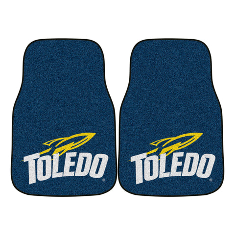Toledo Rockets 2-pc Carpet Car Mats