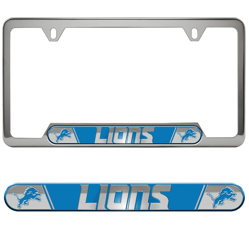 Detroit Lions Embossed License Plate Frame - Team Auto Mats