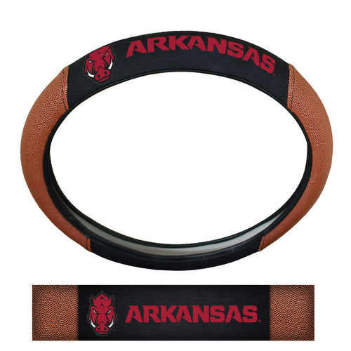 Arkansas Razorbacks Sports Grip Steering Wheel Cover - Team Auto Mats