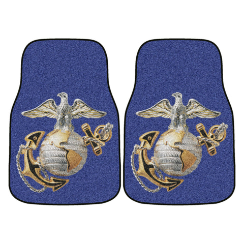U.S. Marines 2-pc Carpet Car Mats - 