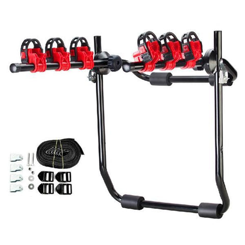 Portable Quick Release Bike Carrier Black & Red