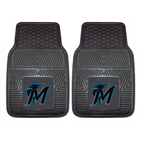 MLB - Miami Marlins 2-pc Front Front Vinyl Car Mats