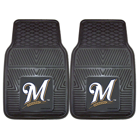 MLB - Milwaukee Brewers 2-pc Front Front Vinyl Car Mats