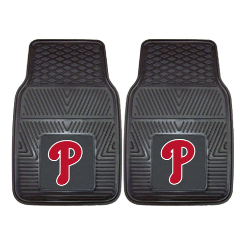 MLB - Philadelphia Phillies 2-pc Front Front Vinyl Car Mats