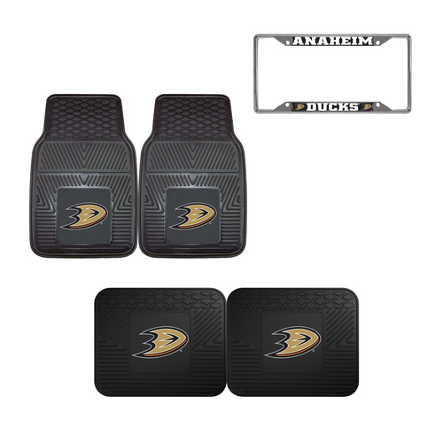 Anaheim Ducks Accessories, Car Mats & License Plate Frame - Team Auto Mats