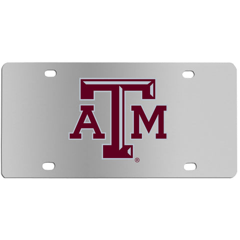 Texas A & M Aggies Steel License Plate Wall Plaque