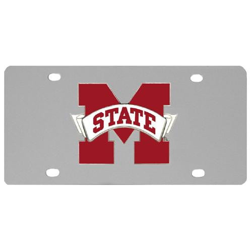 Mississippi St. Bulldogs Steel License Plate