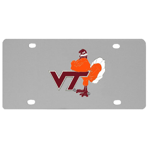 Virginia Tech Hokies Steel License Plate